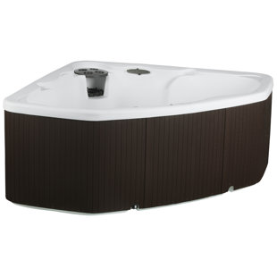 LIFESMART SPAS AND SAUNAS Lifesmart Spas LS300 Plus 110 Volt 2-Person 17-Jet Plug and Play Hot Tub with Ozonator