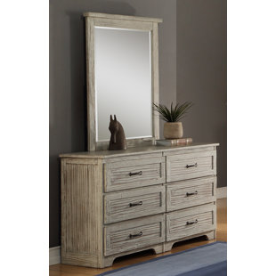 DONCO KIDS 6 Drawer Dresser with Mirror