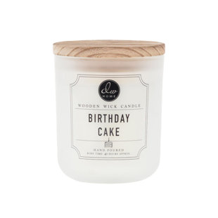 DWHOME Birthday Cake Scented Jar Candle