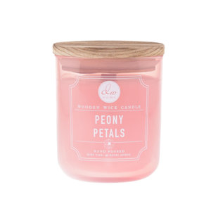 DWHOME Peony Petals Scented Jar Candle