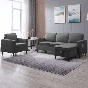 MJKONE 3 - Piece Living Room Set