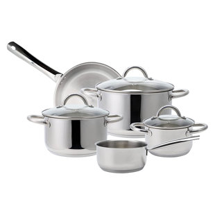 Echtwerk Non-Stick Stainless Steel Pot Set