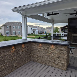 EVOLVE STONE Capital Sky Flat Faux Stone Fire Rated Wall Paneling Indoor-Outdoor (Random Width + Length, 14.25 sq. ft. per box)