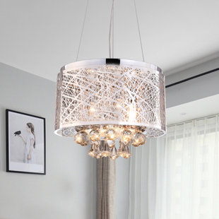 MERCER41 Christchurch 3 - Light Dimmable Drum Chandelier