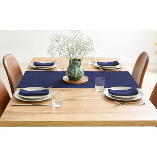 LILIJAN HOME & CURTAIN Dinner Square Napkin Set (Set of 6)