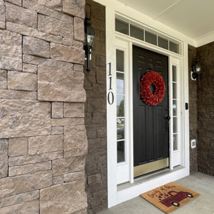 EVOLVE STONE Georgetown Run Flat Faux Stone Non-Rated Wall Paneling Indoor-Outdoor (Random Width + Length, 14.25 sq. ft. per box)