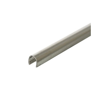 G.A.S. HARDWARE Snap On Repair Track Cover 1/4" for Sliding Patio Glass Screen Doors - Sliding Door Repair Replacement