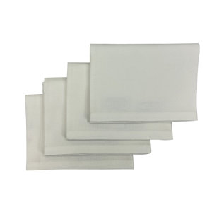 CARLO LAMPERTI™ CARLO LAMPERTI Italy | Occidente Premium European Cotton Linen Placemats Set Of 4 | Eco-Friendly |Machine Washable Cloth Placemats For Spring, Summer, Kitchen, Wedding, Dining (Set of 4)