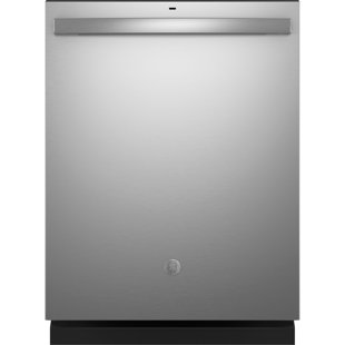 GE APPLIANCES 24" 55 dBA Built-in Button Control Dishwasher