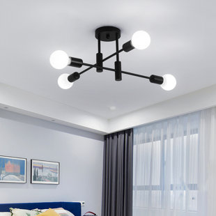 GEORGE OLIVER Coblitz 4-Light Sputnik Chandelier