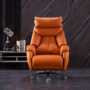 KINNLS Coast Double Motor Button Genuine Leather Executive Chair