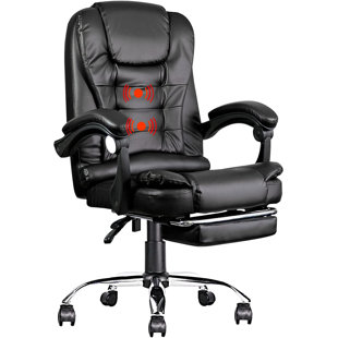 INBOX ZERO Koreon Ergonomic Faux Leather Massage Executive Chair