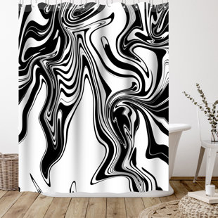 EAST URBAN HOME Abstract Shower Curtain by Tracie Andrews