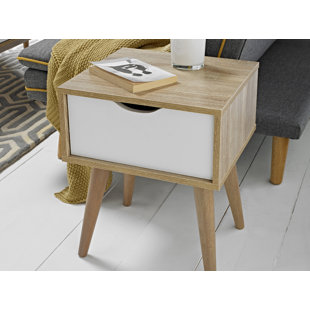 NORDEN HOME Hinson Side Table with Storage