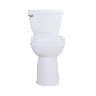 YINGZE 1.28 GPF Single Flush Elongated 20 Inches Tall Two Piece Toilet (Seat Included)