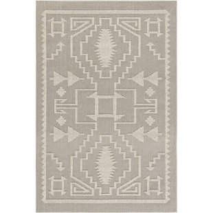 Lauren Liess x Rugs USA Sequoia Tribal Textured Indoor/Outdoor Area Rug