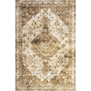 Lauren Liess x Rugs USA Jessamine Geometric Machine Washable Area Rug