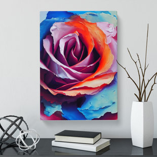 ROSDORF PARK Hoberg Rose Flower Painting Vol.6 - Wrapped Canvas Print