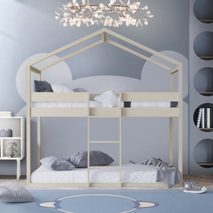 HARPER ORCHARD Zirke Twin Over Twin Standard Bunk Bed