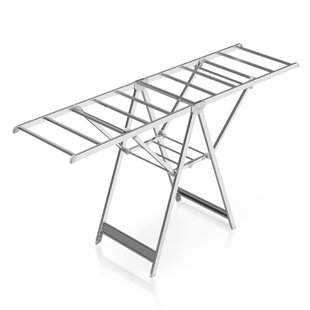 URKNO Aluminum Foldable X-Frame Drying Rack