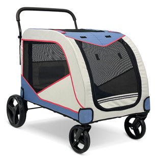 POLOMA Large Dog Stroller for Pet Jogger Stroller for 2 Dogs Cats