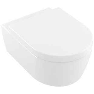 VILLEROY & BOCH BATHROOM AND WELLNESS Avento Wall Hung Toilet with Soft Close Seat
