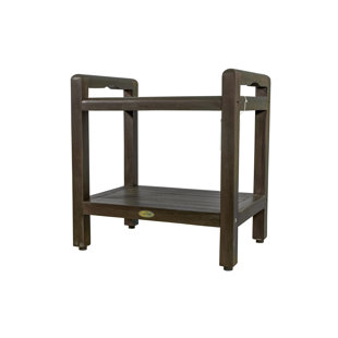 DECOTEAK 20" W Teak Shower Bench
