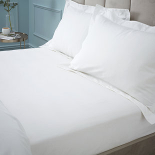 BIANCA COTTON 180 Thread Count Egyptian 100% Cotton Fitted Sheet