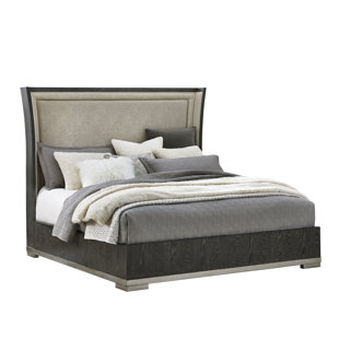 PULASKI FURNITURE Eve Low Profile Upholstered Panel Bed