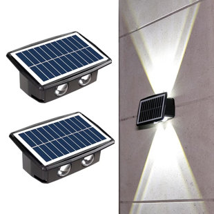 APTOCO Low Voltage Solar Powered Integrated LED Spotlight (Set of 2)