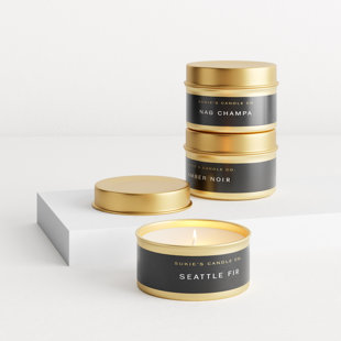 SUKIE'S CANDLE CO. Brown Sugar & Fig Scented Travel Size Candle