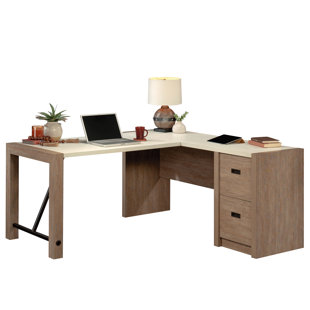 SAUDER Dixon City L-Shaped Executive Desk