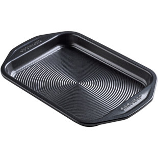 CIRCULON BY MEYERGROUP Circulon Ultimum Non Stick Small Baking Tray - Kleines Backblech, langlebiger Kohlenstoffstahl, gefrier- und spülmaschinenfestes Backgeschirr, schwarz, 29,2 x 19,8 x 2,5 cm