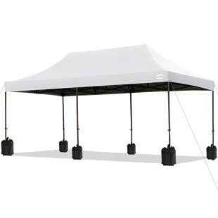 YOHO BEDDING INC 20 Ft. W x 10 Ft. D Steel Pop-Up Canopy