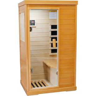 HomeMiYN Indoor FAR Infrared Sauna in Hemlock