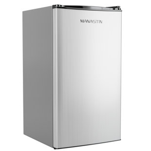 GUNJI Retro 3.2 Cubic Feet Freestanding Mini Fridge with Freezer