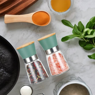 SC0GO Glass Salt & Pepper Mill Set