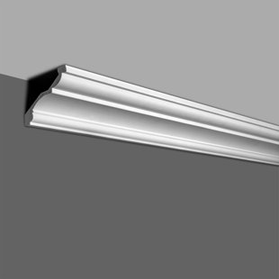 ARCHITECTURAL PRODUCTS BY OUTWATER L.L.C. RPS-0183 3.125'' H x 96'' W x 3.125'' D Urethane Chair Rail (Set of 5)