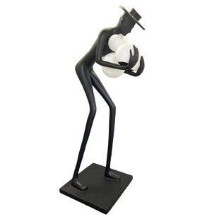 BLONSKI 71'' Black Novelty Floor Lamp