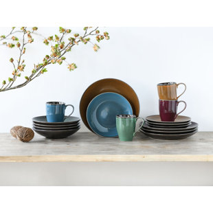 CREATABLE Marrakesch 16 Piece Stoneware Dinnerware Set - Service for 4