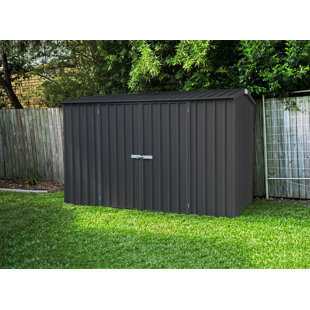 Absco Premier Metal 10 ft. W x 5 ft. D Metal Storage Shed