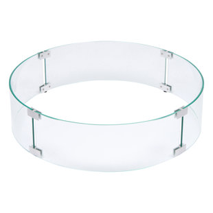 SHINE COMPANY INC. 24'' x 24'' Tempered Glass Flame Guard (Glass)