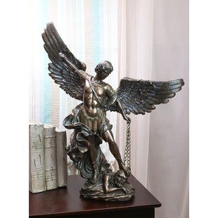TRINX Leonel Guardian Archangel Saint Michael Slaying Lucifer Statue