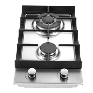 JOEAONZ 11.6'' Cooktop with 2 Burners