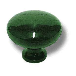 D. LAWLESS HARDWARE (5 Pack) 1-1/4 inch Very Heavy Knob Hunter Green (Set of 5)