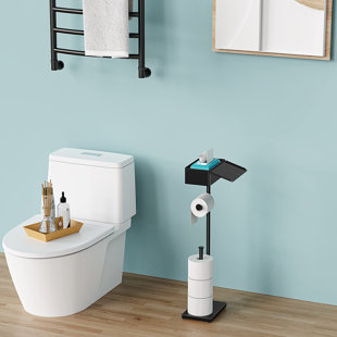 MOOJ Free Standing Toilet Paper Holder