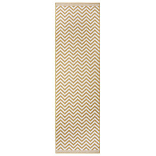 NORTHRUGS Twin Supreme Chevron Machine Woven Area Rug