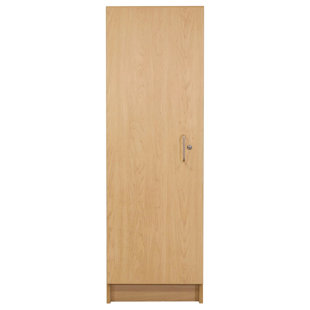 TOTMATE 4 Compartment Classroom Tall Storage Cabinet with Lockable Door