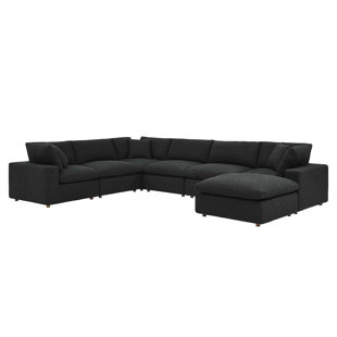MODWAY Commix 7 - Piece Upholstered Sectional