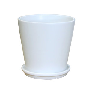 MADE4HOME Pansy Ceramic Pot Planter (Set of 2)